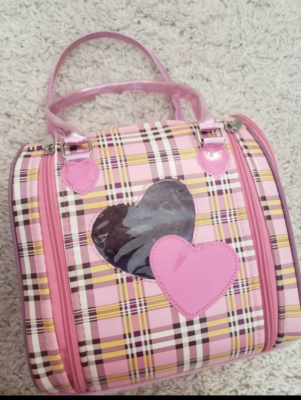Pucci pups plush carrier zippered